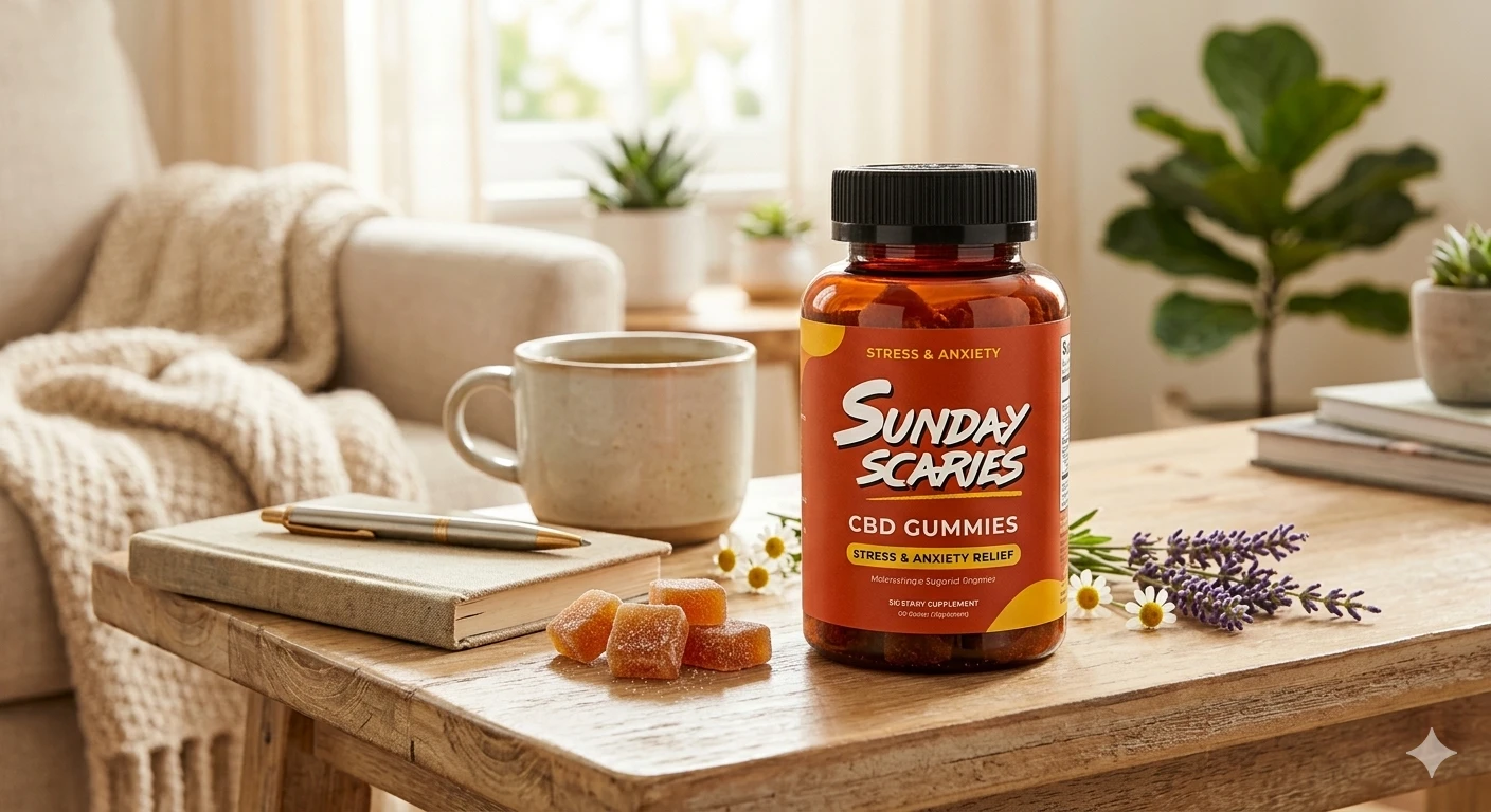 Sunday Scaries CBD Gummies – Stress & Anxiety Relief