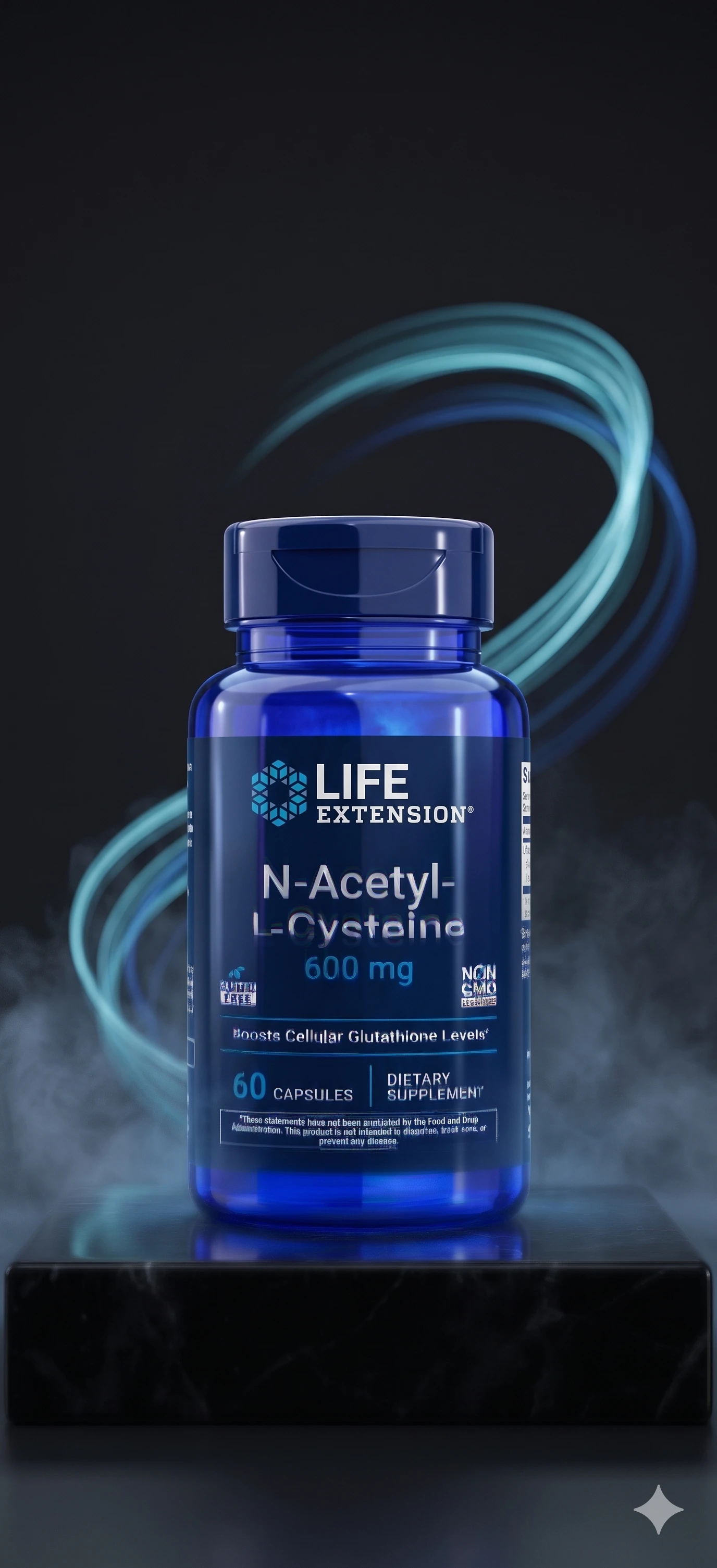 Life Extension N-Acetyl-L-Cysteine (NAC), Immune, Respiratory, Liver Health