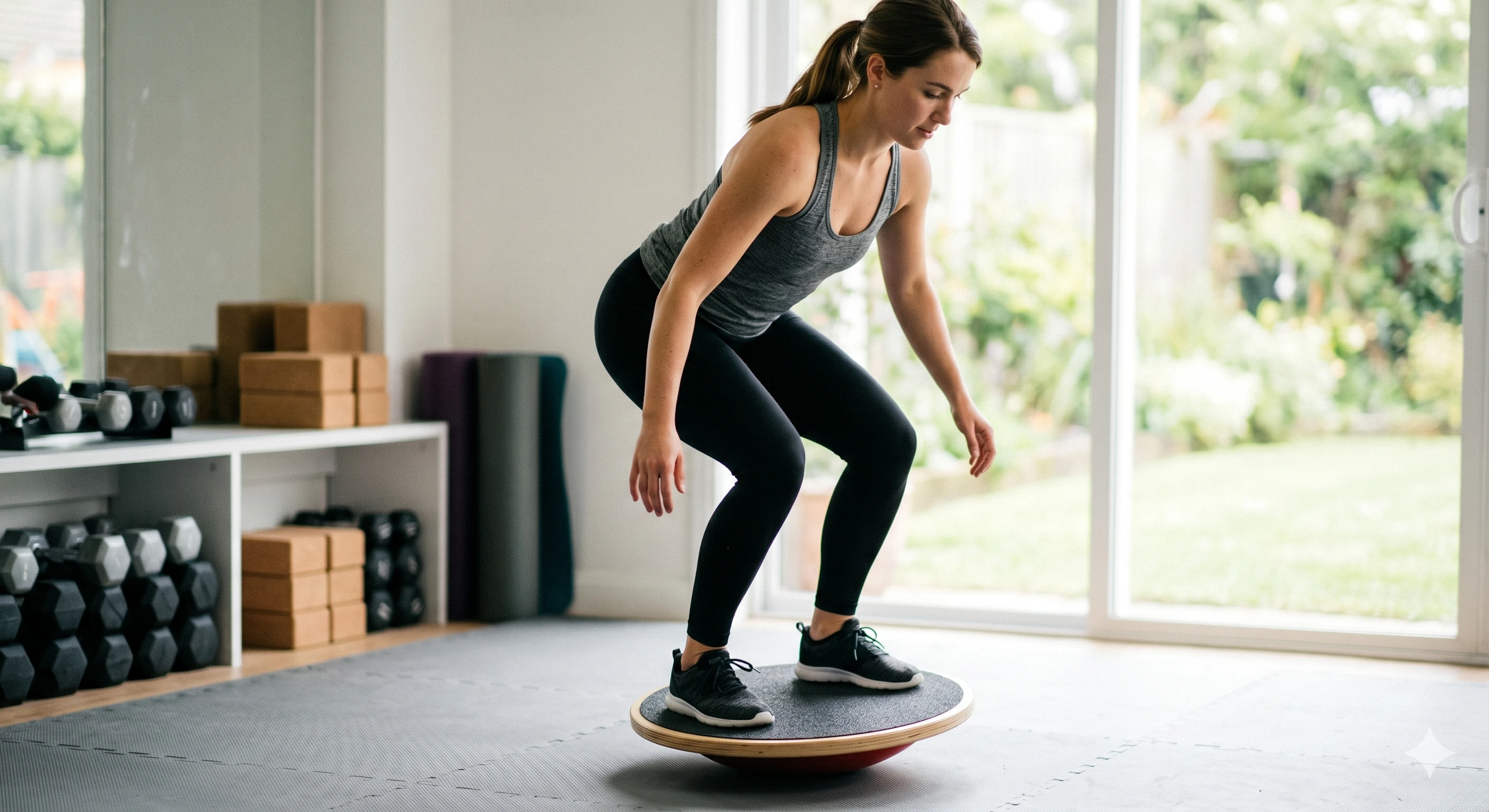 Wobble Board Stability and Balance Trainer